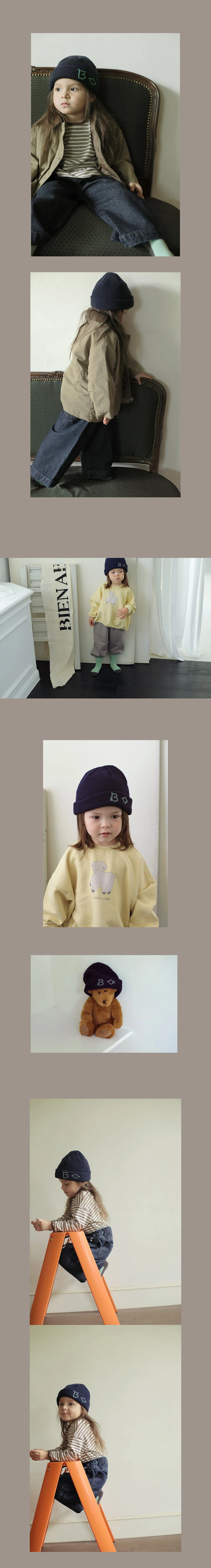 Corso Knit Beanie by Bien a Bien for Child - view 4