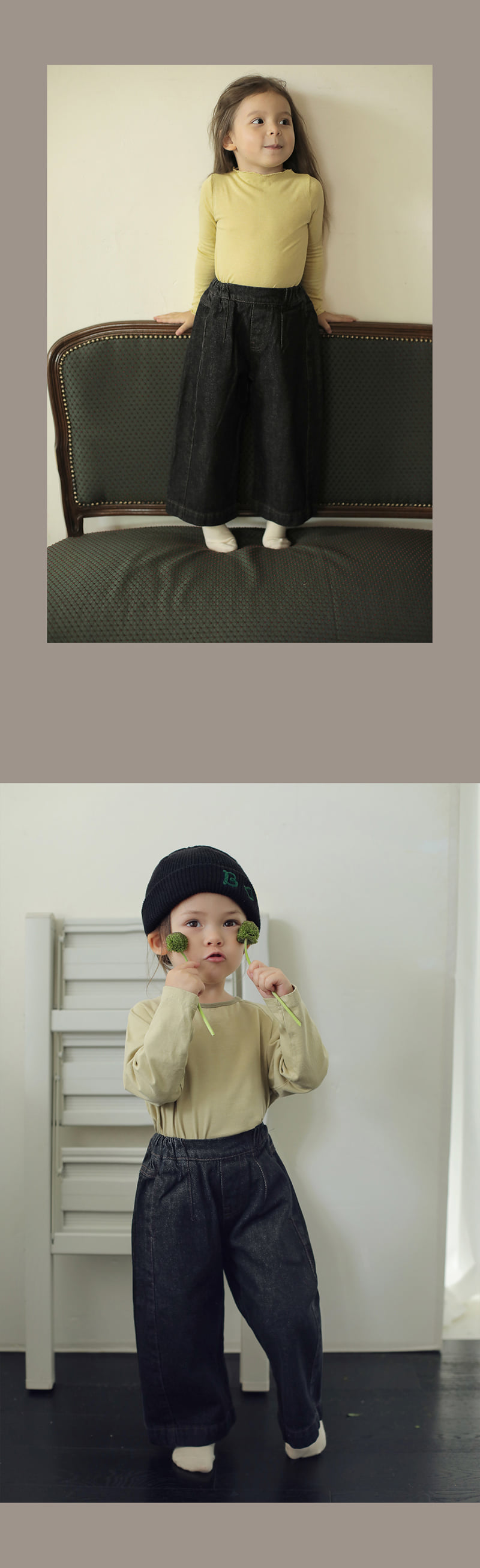 Minor Denim Pants by Bien a Bien for Child - view 9
