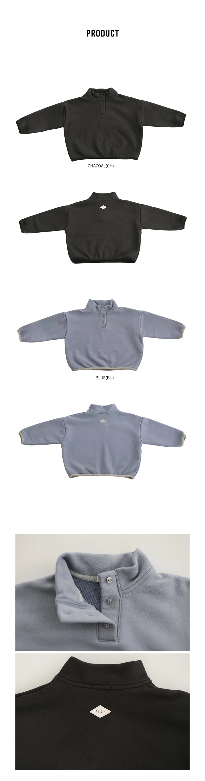 Notting Anorak Sweatshirt by Bien a Bien for Child - view 6