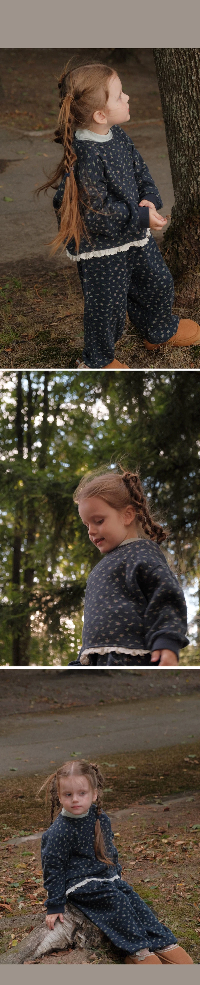 Elbon Lace Sweatshirt by Bien a Bien for Child - view 3