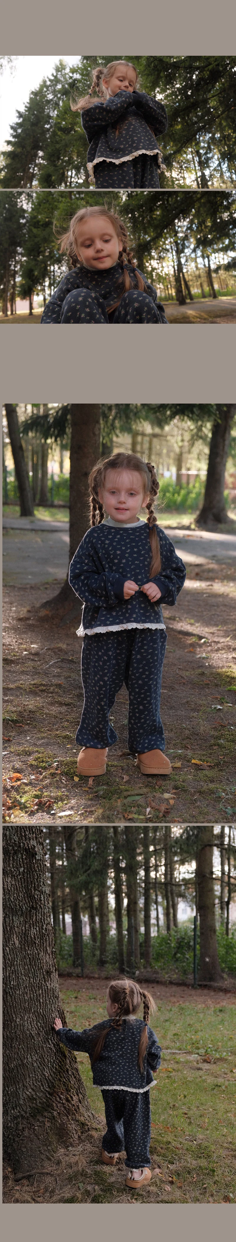 Elbon Lace Sweatshirt by Bien a Bien for Child - view 4