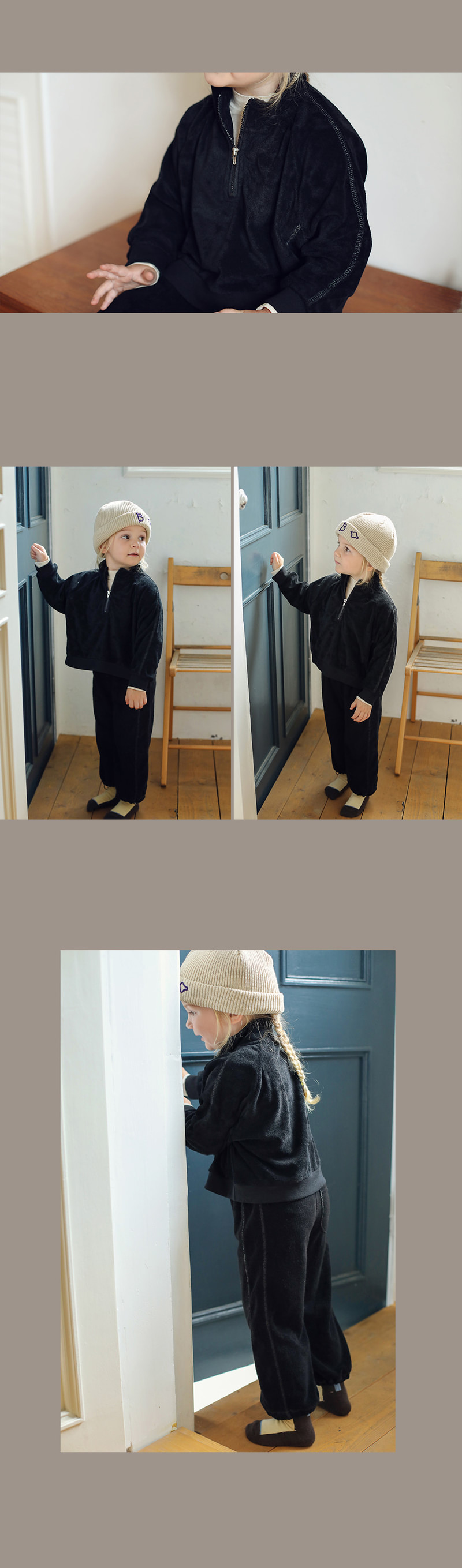 Robin Zip-up Sweatshirt by Bien a Bien for Child - view 6