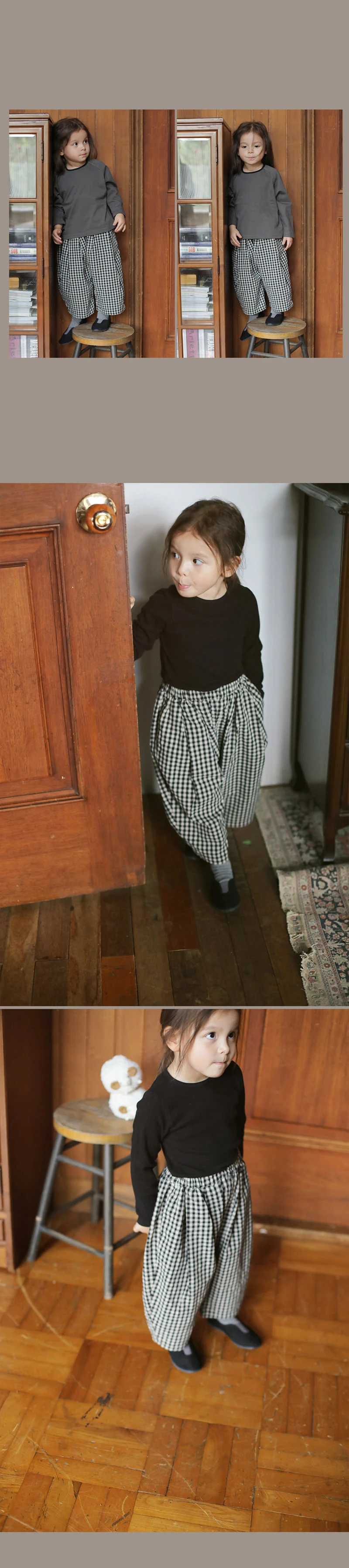 Cobia Check Pants by Bien a Bien for Child - view 3
