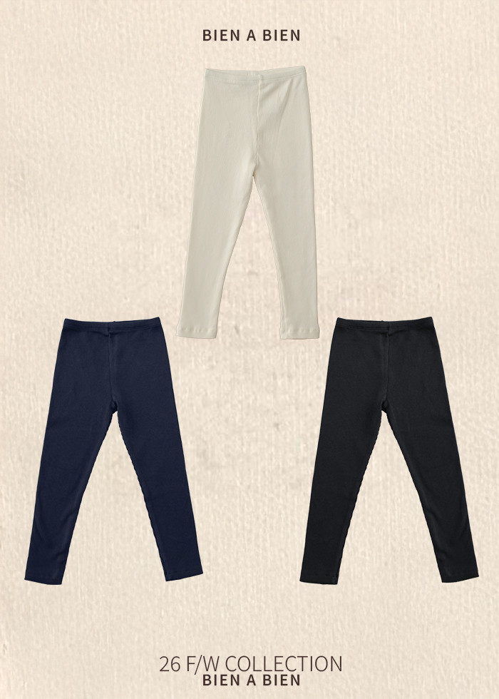 Dijon Ribbed Leggings by Bien a Bien for Child - view 1