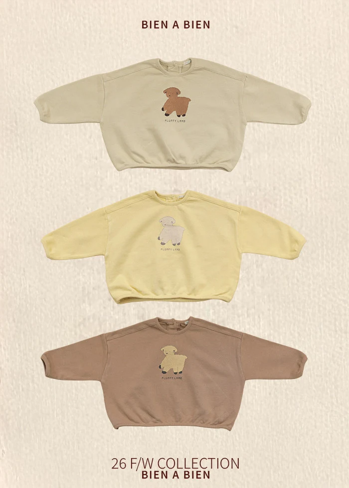 Lamb Sweatshirt by Bien a Bien for Child - view 1