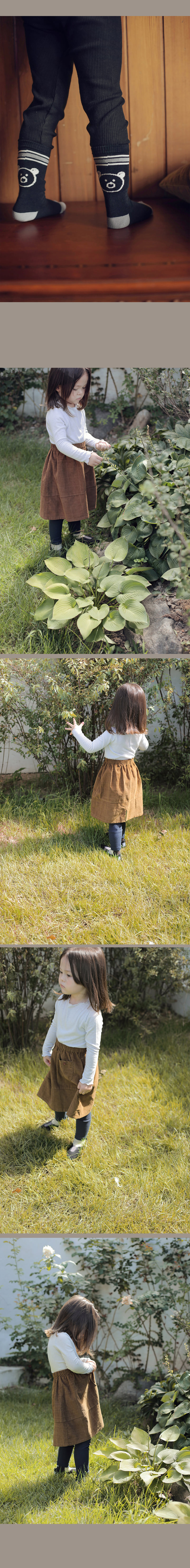 Dijon Ribbed Leggings by Bien a Bien for Child - view 3