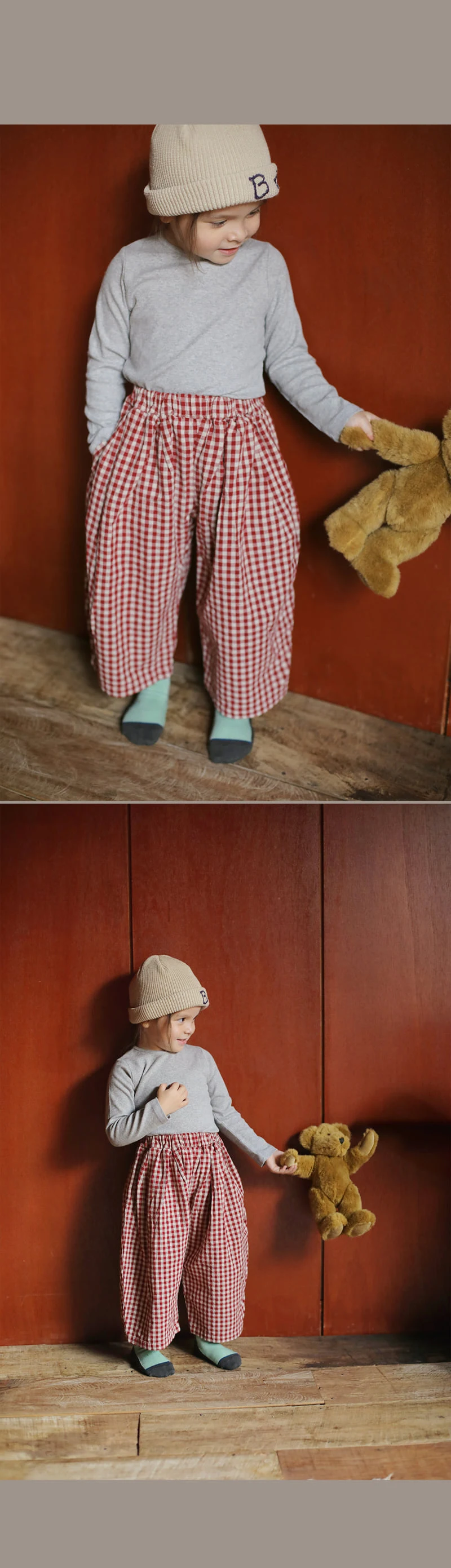 Cobia Check Pants by Bien a Bien for Child - view 6