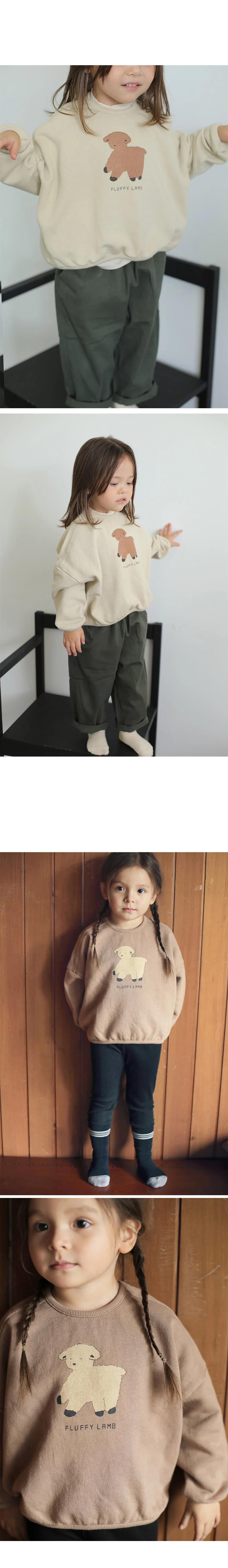 Lamb Sweatshirt by Bien a Bien for Child - view 5