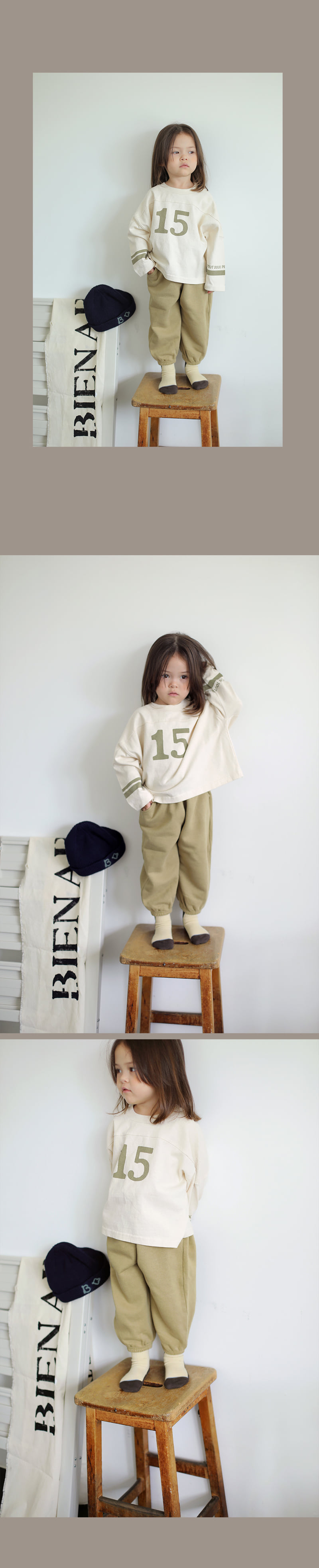 Retiro Line Tee by Bien a Bien for Child - view 4