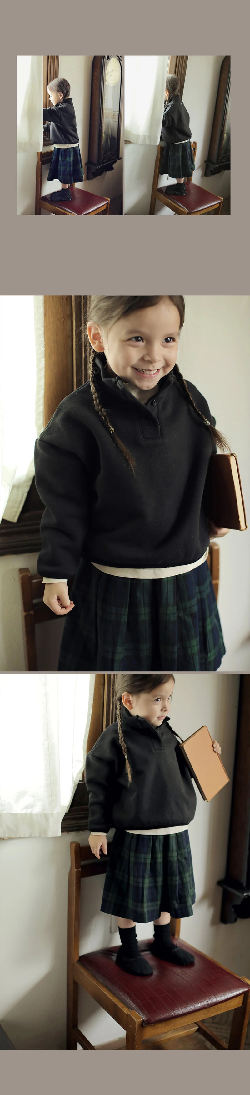 Notting Anorak Sweatshirt by Bien a Bien for Child - view 3