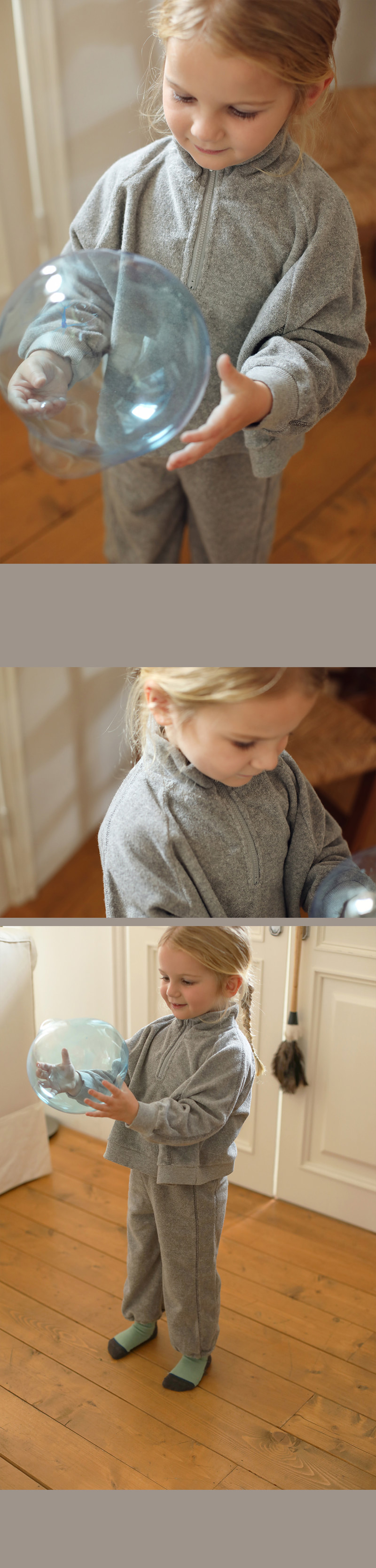 Robin Zip-up Sweatshirt by Bien a Bien for Child - view 3