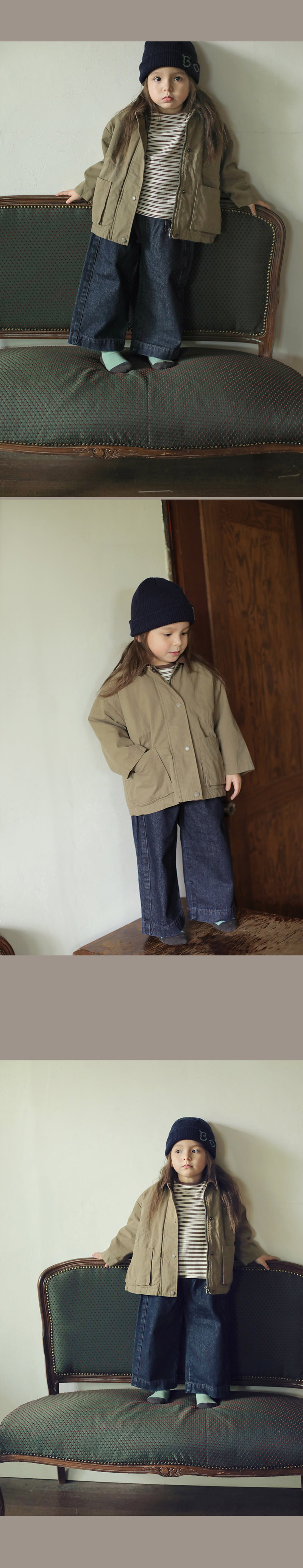 Minor Denim Pants by Bien a Bien for Child - view 7
