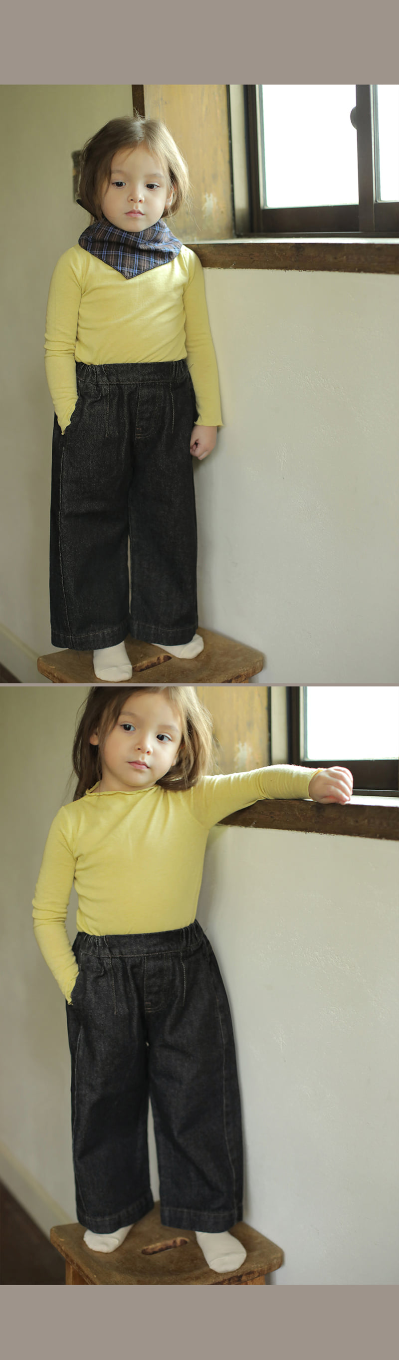 Minor Denim Pants by Bien a Bien for Child - view 8