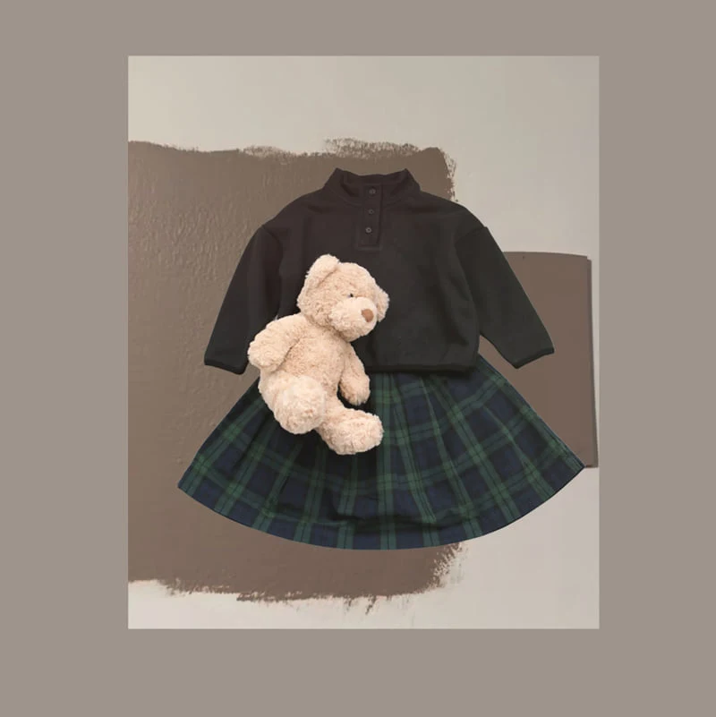 Sienna Check Skirt by Bien a Bien for Child - view 6
