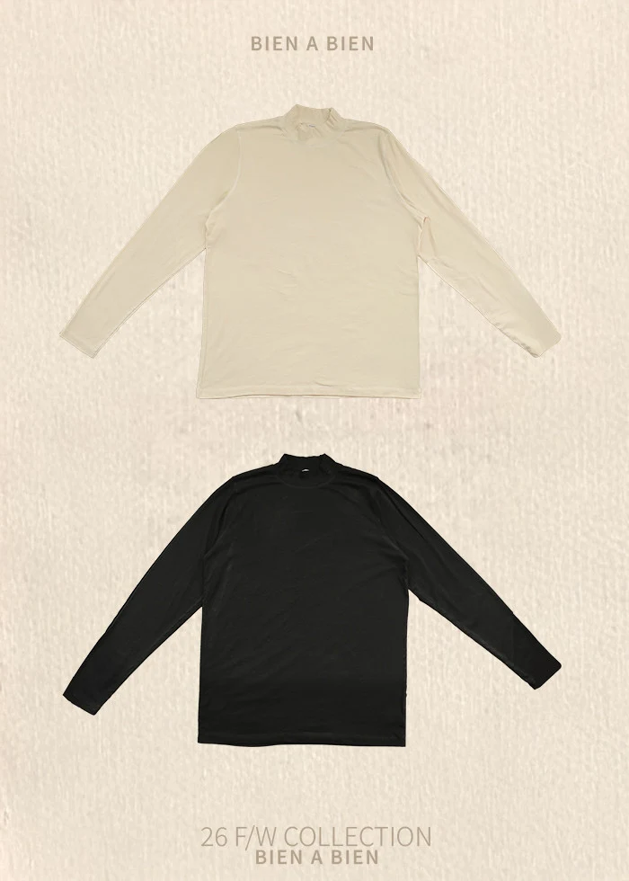 Resen Mock Neck Tee (Adult) by Bien a Bien for Mom + child - view 1