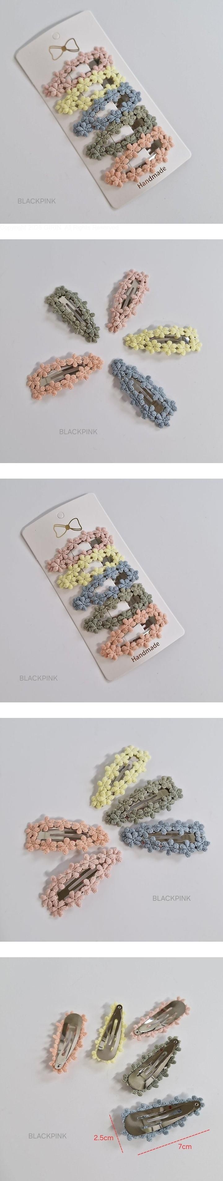 Flower Snap Hair Clip by Black Pink for Child - view 1