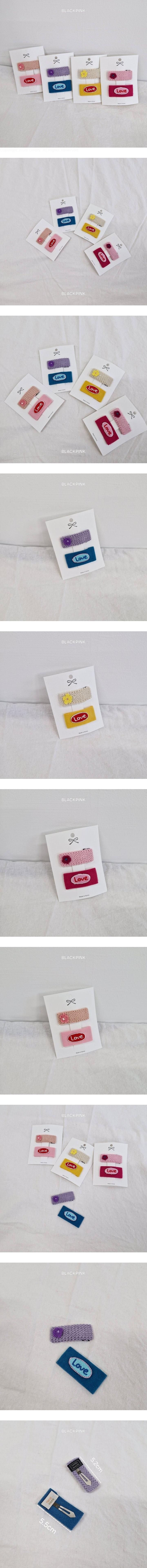Flower LOVE 2-Piece Set by Black Pink for Child - view 1