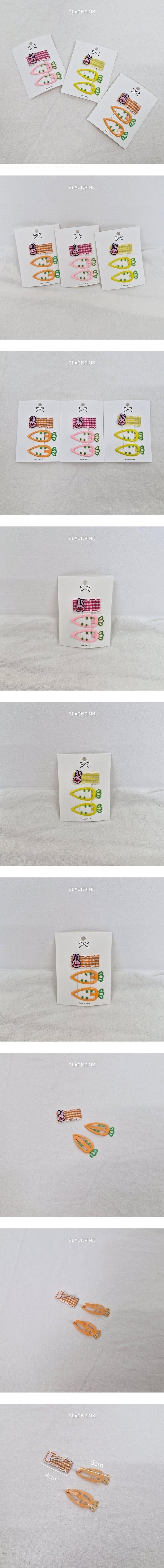 Carrot Mini Rabbit Set of 3 by Black Pink for Child - view 1