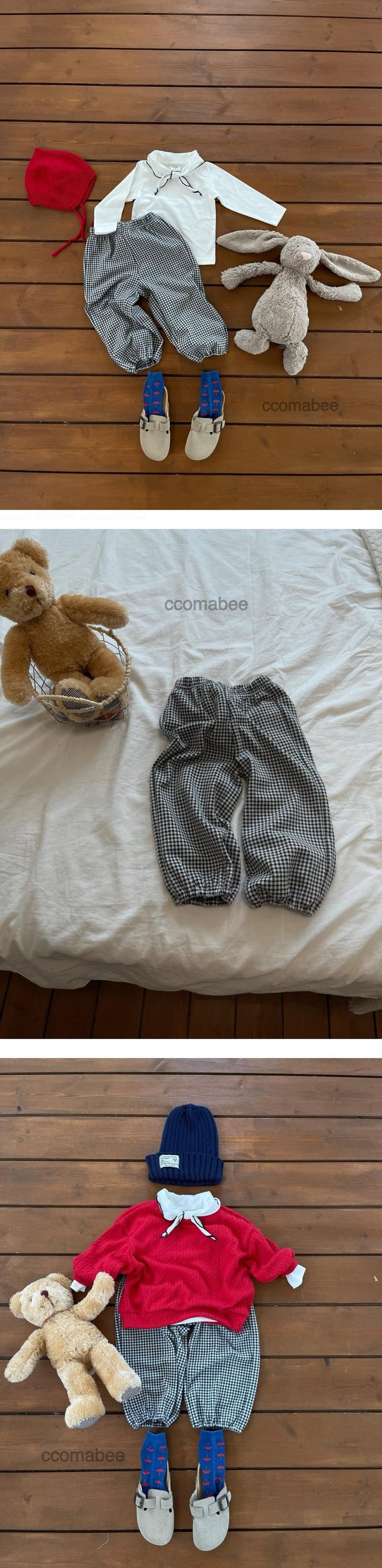 Check Jogger Pants by Ccomabee for Child - view 1