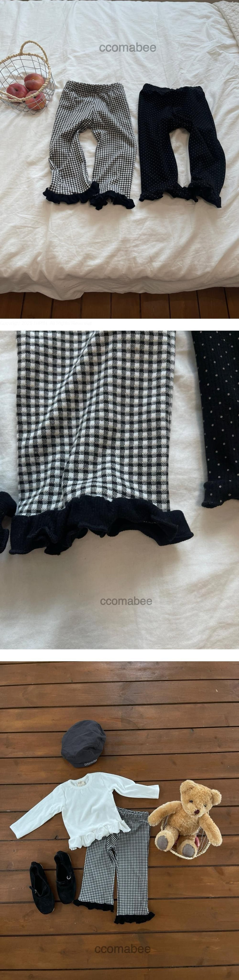 Check Frill Pants by Ccomabee for Child - view 1