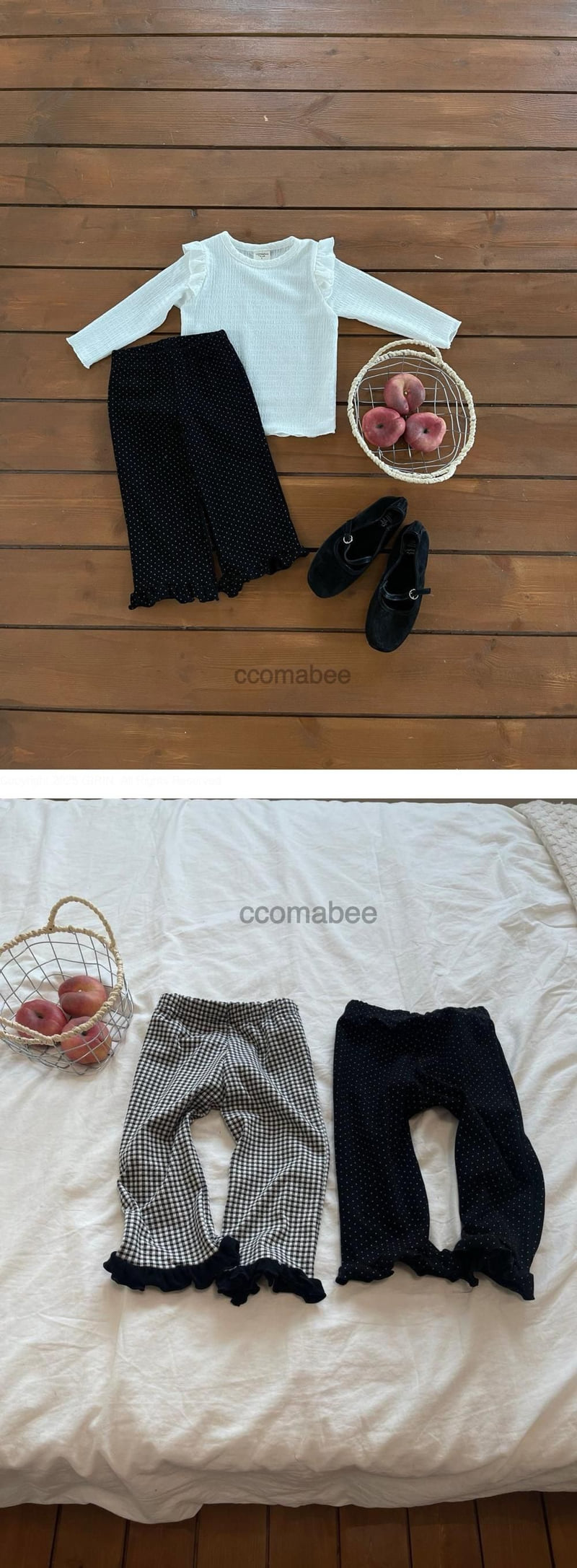 Dot Frill Pants by Ccomabee for Child - view 1