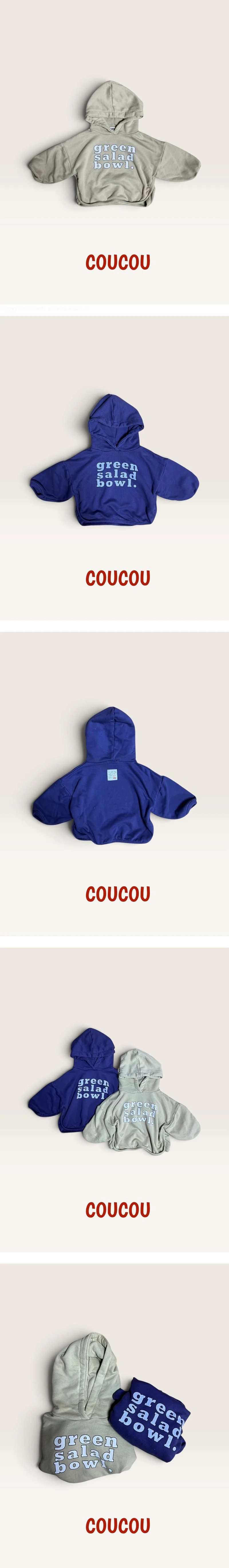 Green Salad Hoodie by Cou Cou for Child - view 1