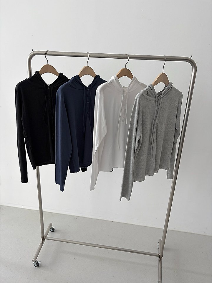 Single Button Hood Tee by Cover for Women - view 8