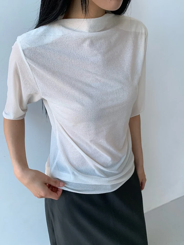 Veloure Mock Neck Top by Cover for Women - view 3