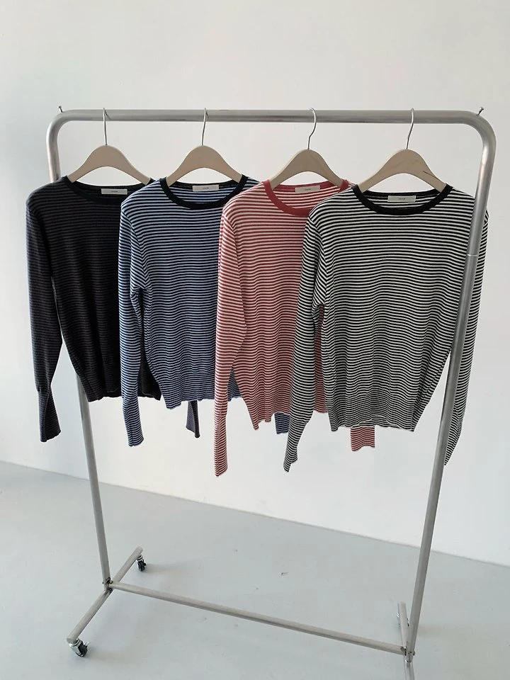 Soft Stripe Knit Tee by Cover for Women - view 9