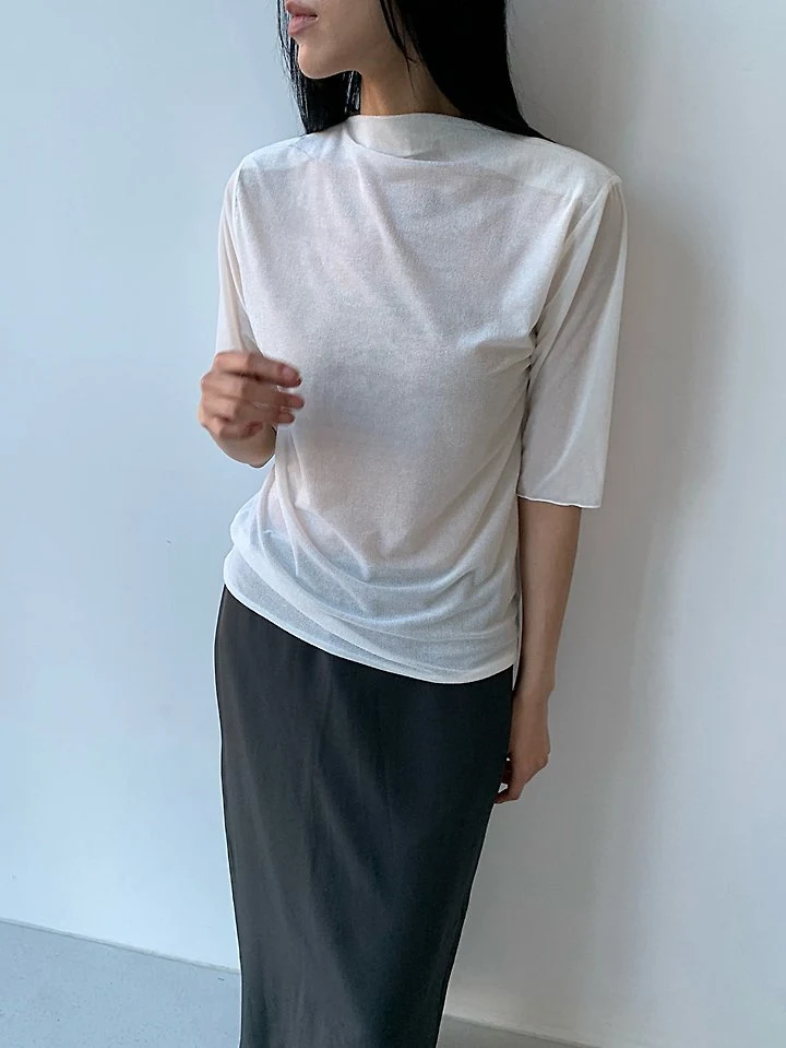 Veloure Mock Neck Top by Cover for Women - view 5