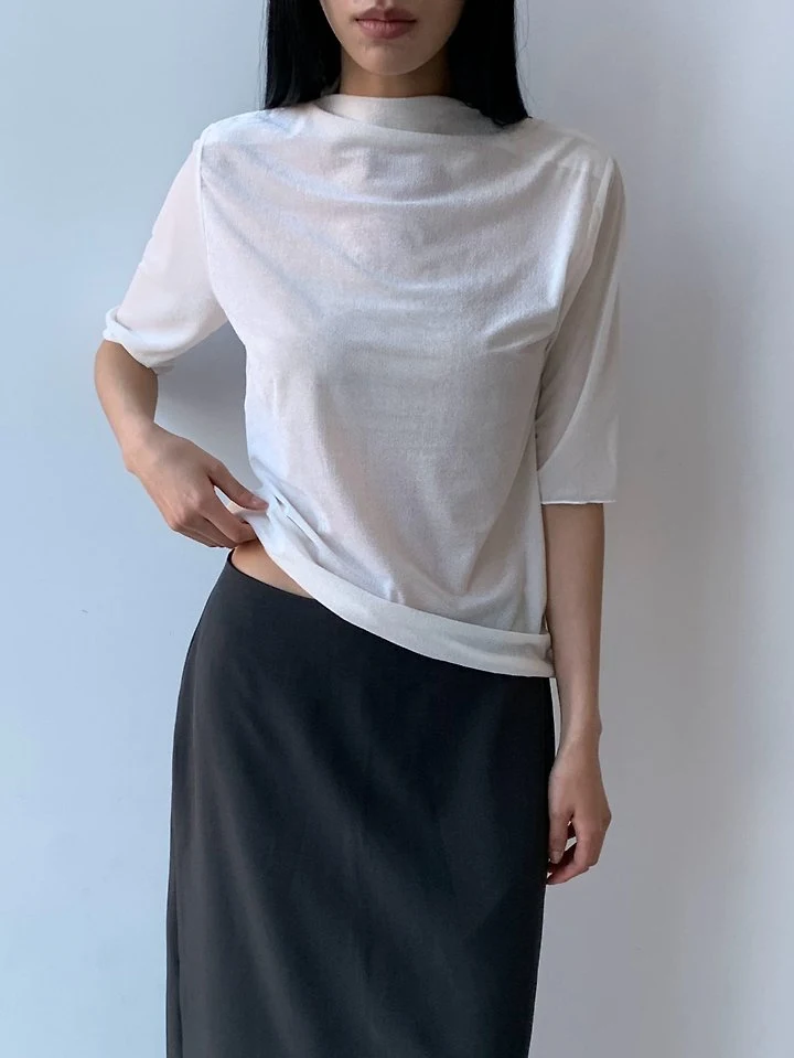 Veloure Mock Neck Top by Cover for Women - view 6