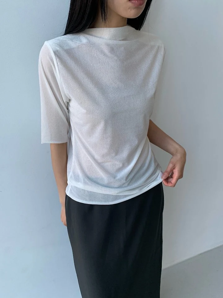 Veloure Mock Neck Top by Cover for Women - view 4