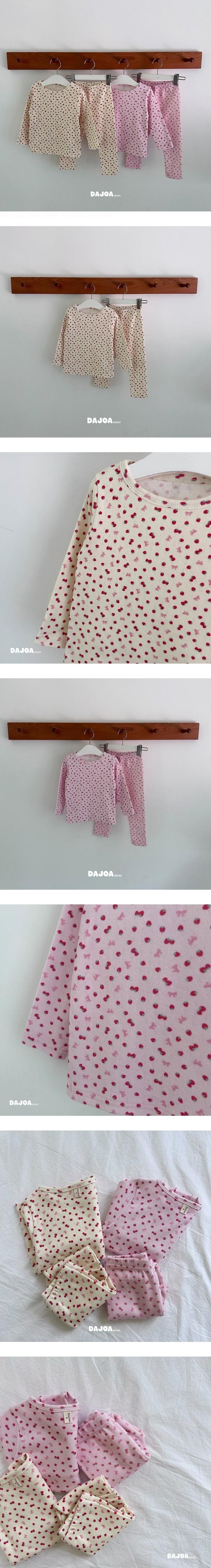 Eyelet Strawberry Loungewear by Dajoa for Child - view 1