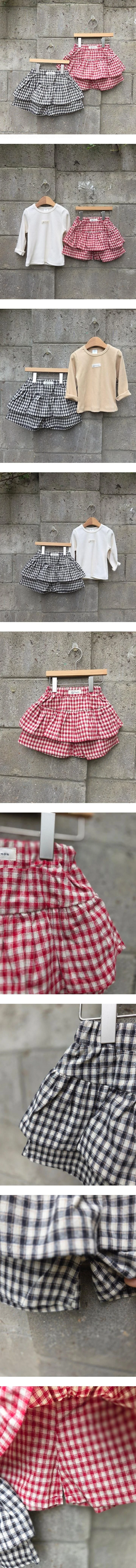 Check Skirt Pants by Dazzling for Baby - view 1