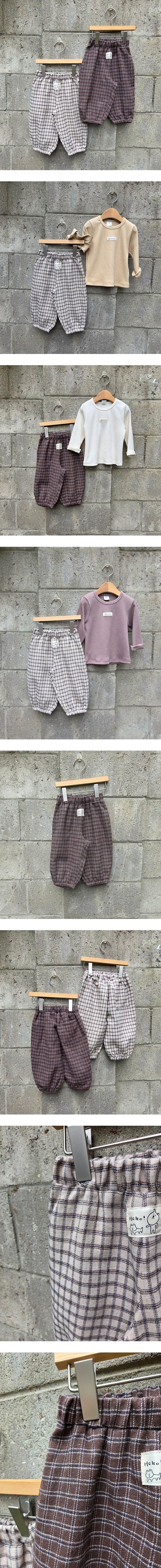 Square Check Pants by Dazzling for Child - view 1