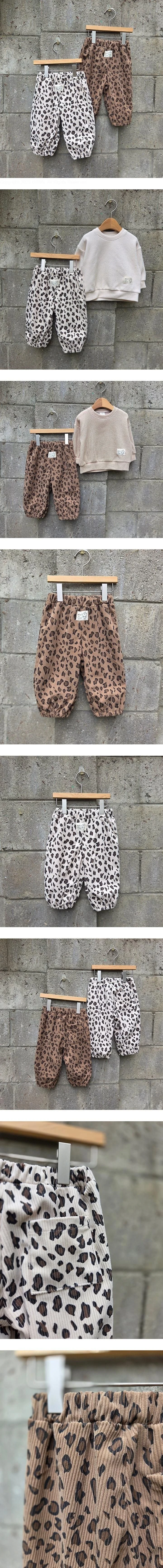 Leopard Banded Pants by Dazzling for Child - view 1