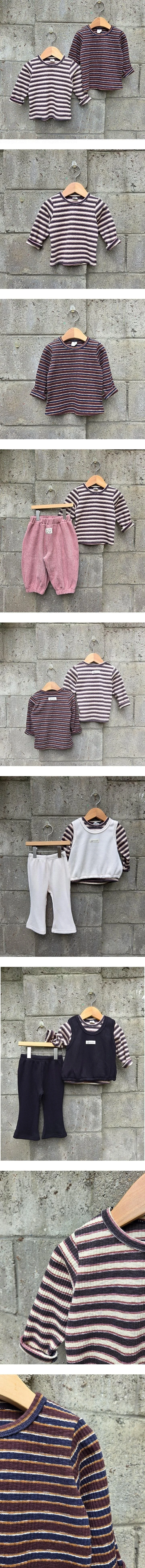 Ribbed Striped Tee by Dazzling for Child - view 1