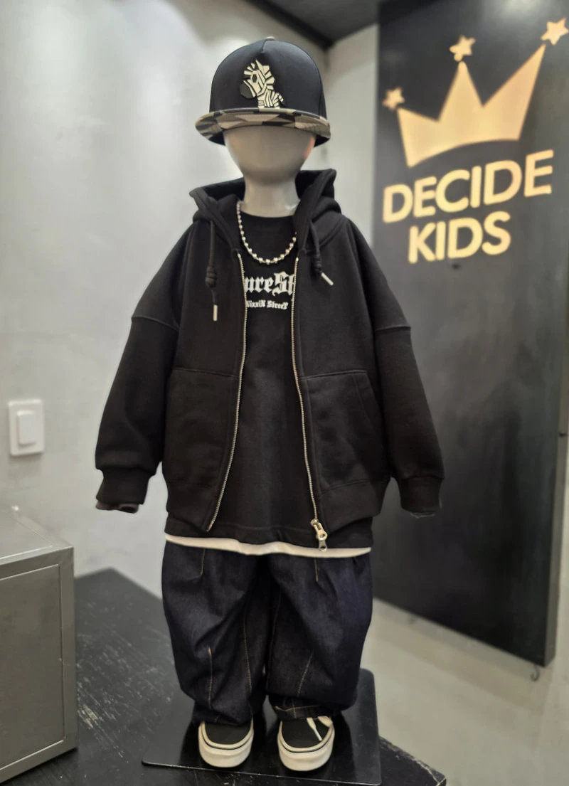 Twin Loose Hood Zip-up by Decide Kids for Child - view 5