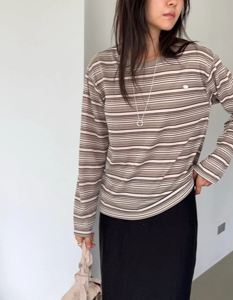 Knit Stipe Tee by Diana for Women - view 5