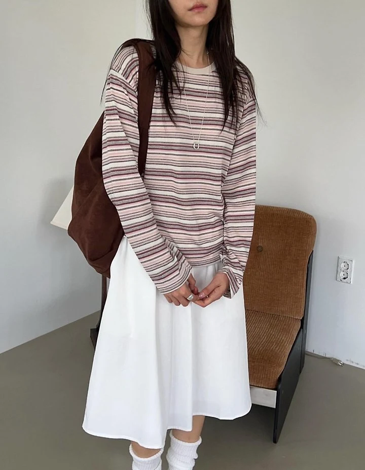 Knit Stipe Tee by Diana for Women - view 7