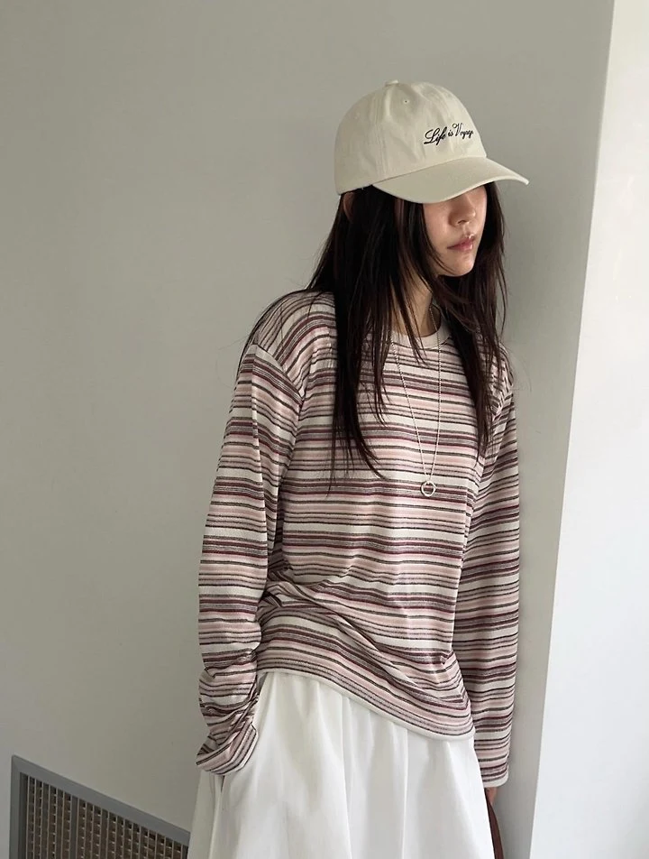 Knit Stipe Tee by Diana for Women - view 9