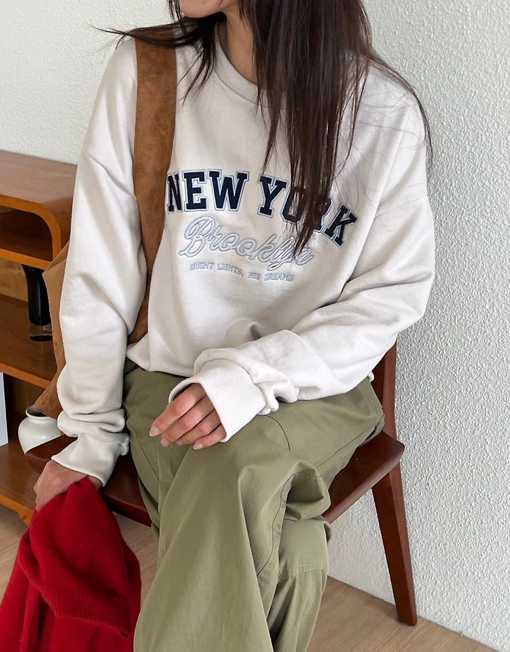 New York Embroidery Sweatshirts by Diana for Women - view 11