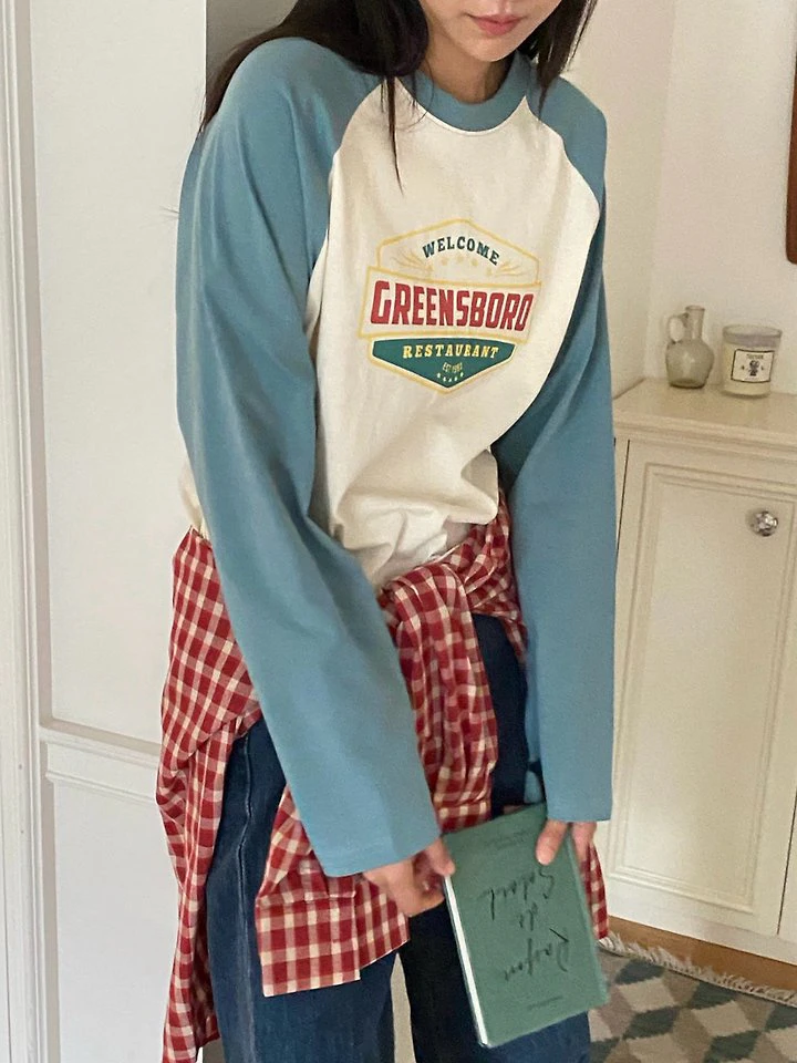Green Raglan Tee by Diana for Women - view 7