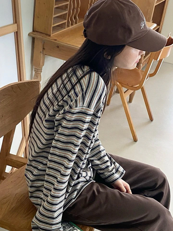 Pope Stripe Tee by Diana for Women - view 4