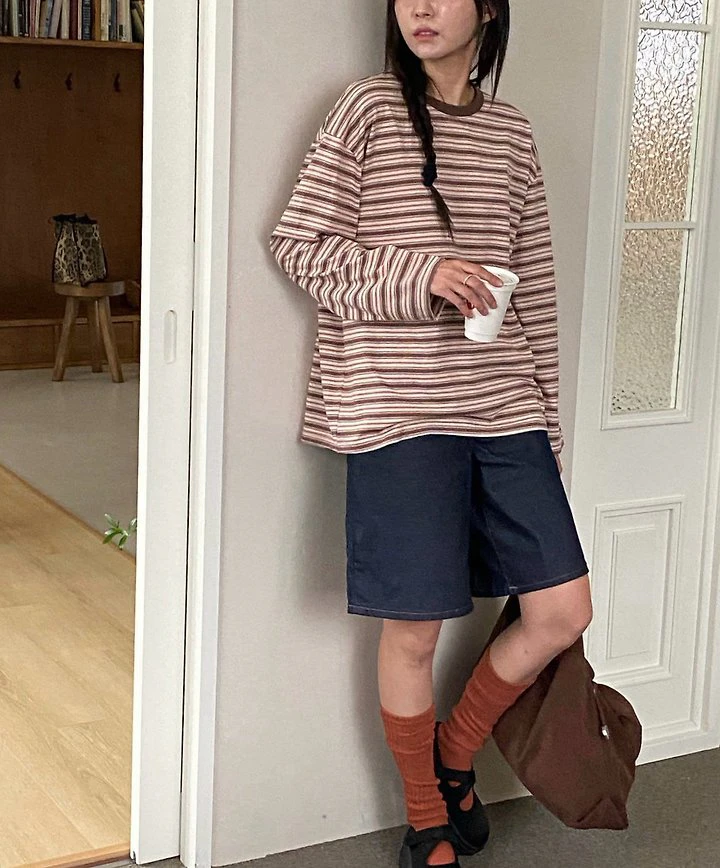 Pope Stripe Tee by Diana for Women - view 8