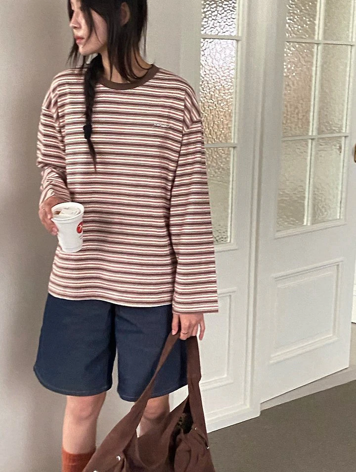 Pope Stripe Tee by Diana for Women - view 9