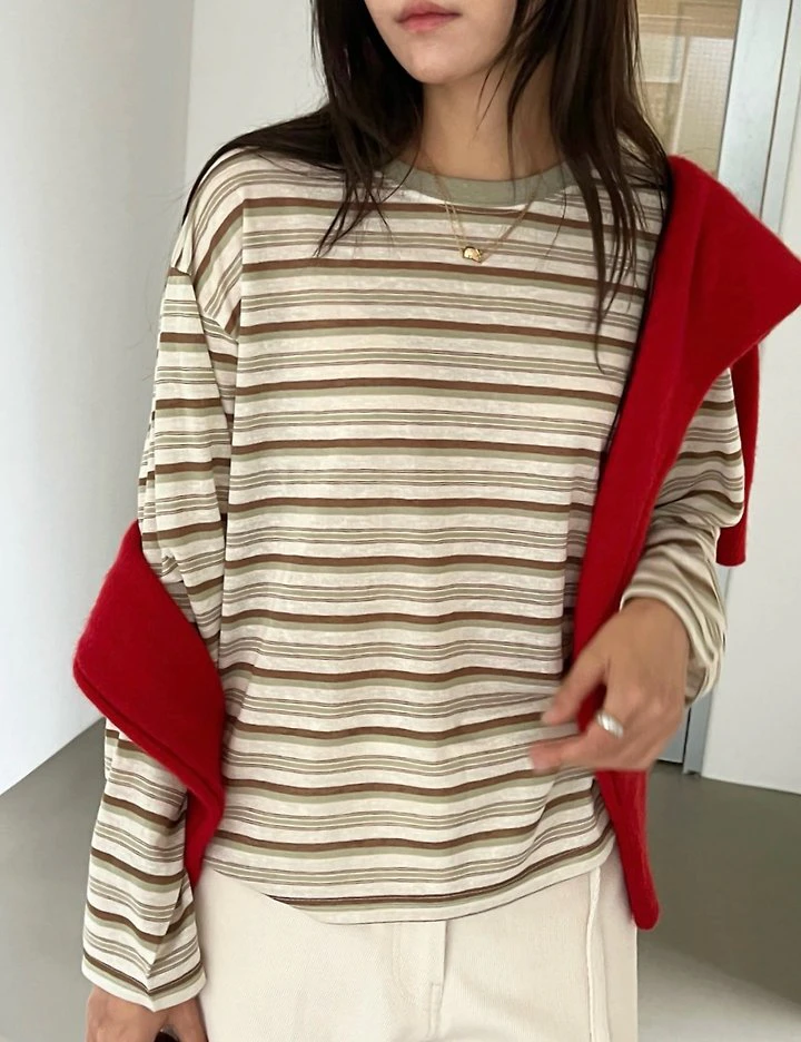 Glory Stripe Tee by Diana for Women - view 7