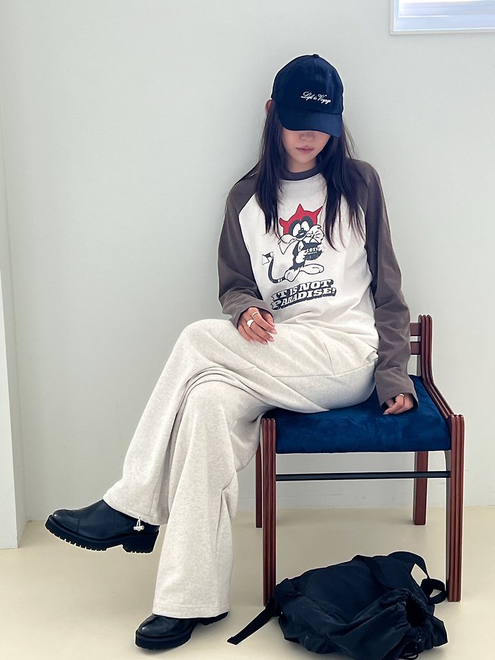 Devil Cat Raglan Tee by Diana for Women - view 2