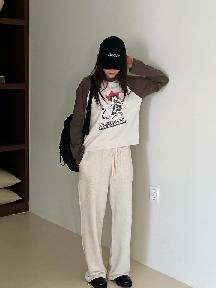 Devil Cat Raglan Tee by Diana for Women - view 4