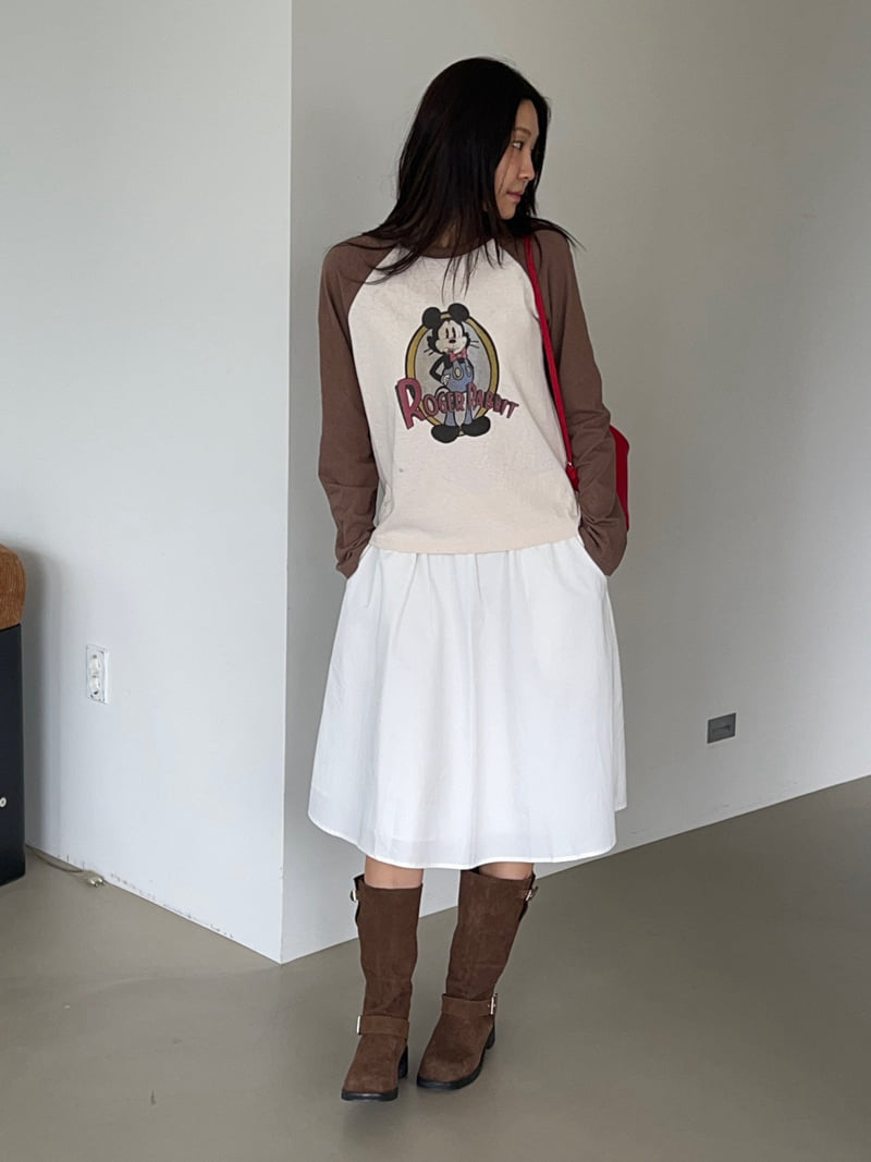 Rabbit Raglan Tee by Diana for Women - view 5
